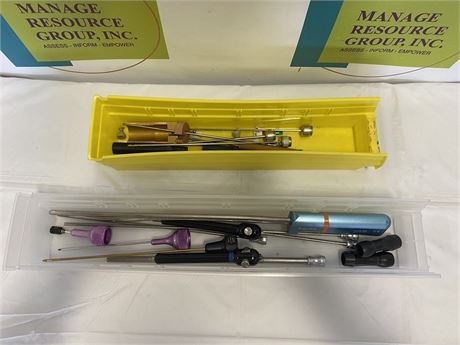 Trays w/ Liposuction Instruments