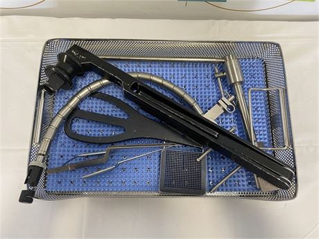 Tray w/ Misc. Instruments & Hardware