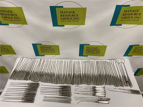 Lot of 103 Uterine Curettes
