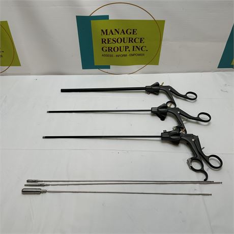 Set of 3 Stryker Laparoscopic Forceps
