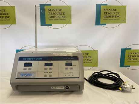 Stryker Sonopet Omni Ultrasonic Surgical System