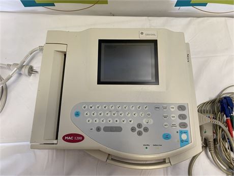 General Electric MAC 1200 Portable EKG Unit