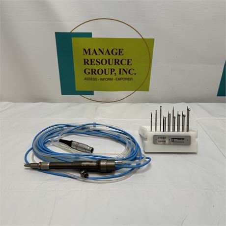 Smith & Nephew/Richards Synergy Angled Drill Handpiece & Burrs