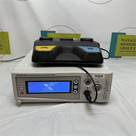Stryker Crossfire 2 Integrated Resection & Energy Console with Footswitch