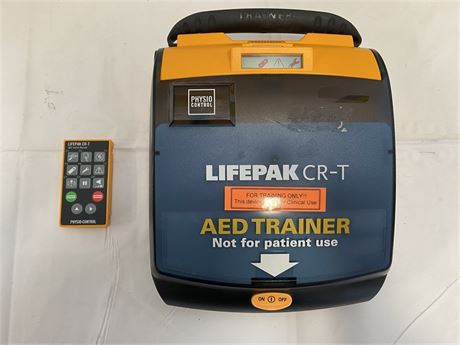 Physio Control Lifepak CR-T AED Training System w/ Remote