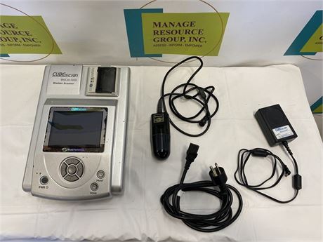 CubeScan BioCon-500 Bladder Scanner w/ Probe & Power Cords