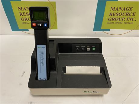 Welch Allyn MicroTymp 3 Portable Tympanometric Instrument w/ Printer/Charger
