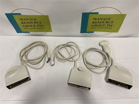 Lot of 3 Philips Ultrasound Probes