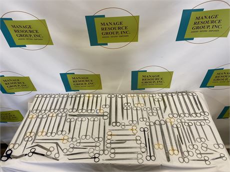 Lot of 98 Assorted Surgical Scissors