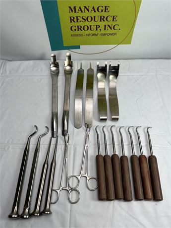 Lot of Envision Surgical Bankart Shoulder Repair Instruments