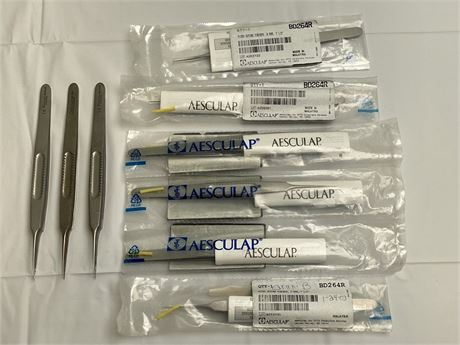 Aesculap Suture Tying Forceps Set
