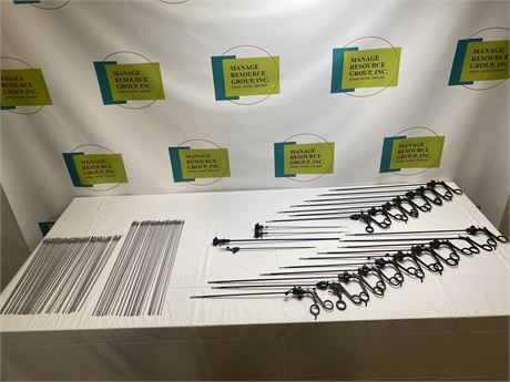 Assorted Laparoscopic Handles, Shafts & Inserts