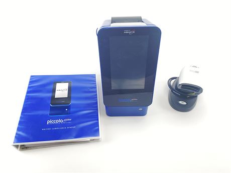 Abaxis Piccolo Xpress Analyzer w/ Barcode Scanner & Instruction Book
