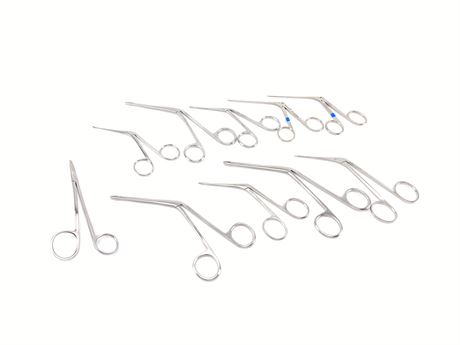 Assorted ENT Forceps Set