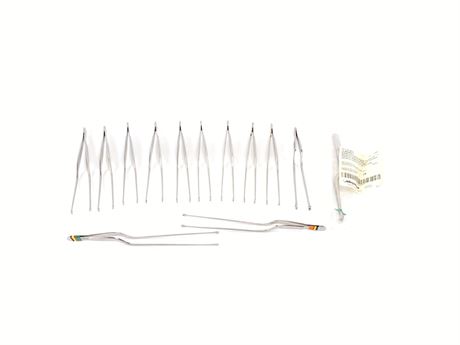 Assorted D'Errico Hypophyseal Forceps