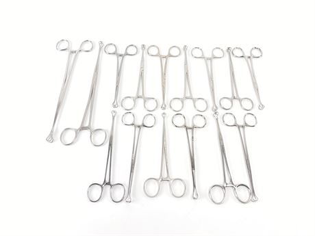 Assorted Babcock Tissue Forceps