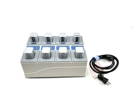 Stryker 8-Station Battery Charger w/ Batteries