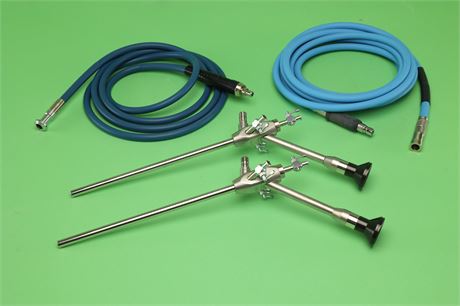 Laparoscope & Fiber Optic Light Cables Set