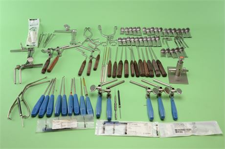 Lot of Assorted Aesculap Casper Retractor Instruments