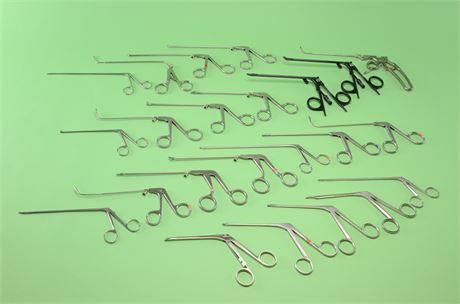 Storz Forceps, Punches, & Scissors Set