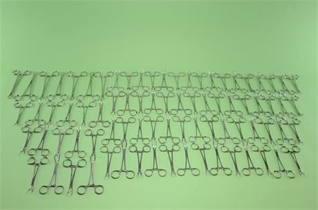Assorted Tenaculum Forceps & Towel Clamps