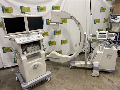 GE OEC 9900 Elite Super C C-arm with Workstation