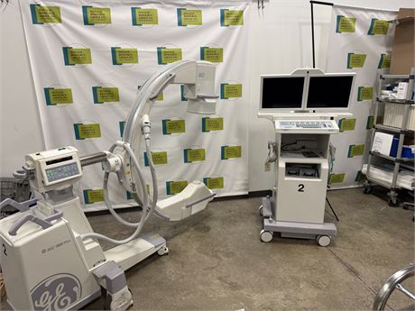 GE OEC 9800 Plus C-arm with Workstation