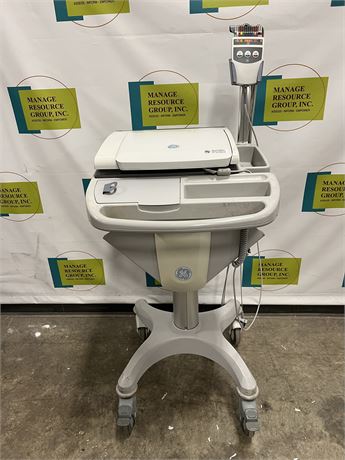 GE MAC 5000 EKG On Cart w/ Leads