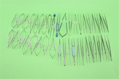 Assorted Needle Holders, Scissors, & Forceps