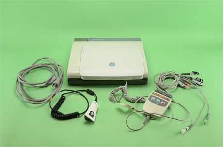 GE MAC 5500 HD EKG w/ Module, Leads, & Scanner