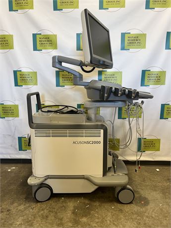 Siemens Acuson Portable Ultrasound System w/ Probe