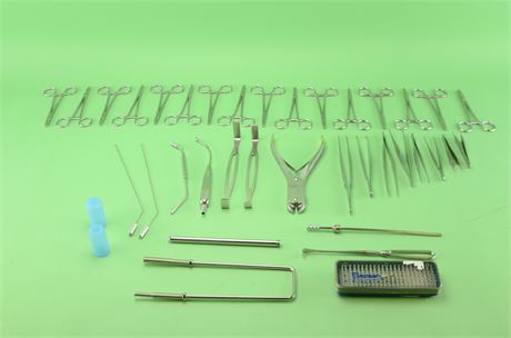 Assorted Cardiovascular Instrument Set