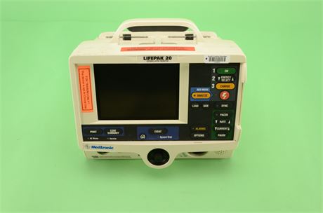 Medtronic Lifepak 20 Defibrillator/Monitor