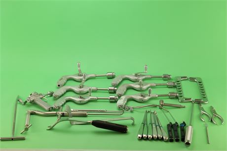 Assorted Zimmer, Codman, Sulzer Medica Orthopedic Instruments