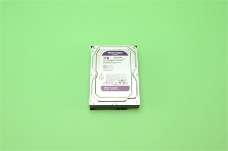 Western Digital 1TB WD10PURZ WD Purple Surveillance 3.5" SATA Hard Drive