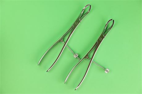 Synthes 399.051 Reduction Forceps Serrated Jaw 240mm, Speed Lock