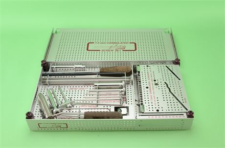 Synthes 7.3mm Cannulated Screw & Instrument Set