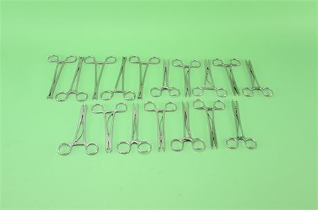 Assorted Scalp Clip Applying Forceps