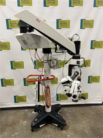 Leica M844 Ophthalmic Surgical Microscope w/ F40 Base & Footswitch