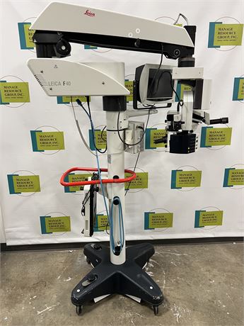 Leica M844 Ophthalmic Surgical Microscope w/ F40 Base & Footswitch
